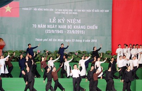 Отмечается 70-летие со дня начала войны сопротивления французским колонизаторам в Южном Вьетнаме - ảnh 1